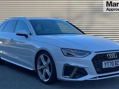 White Used 2020 Audi A4 S-Line Estate | £18,890 (Fair price)