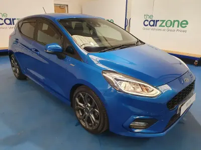 Used Ford Fiesta ST-Line 125 HP (91 kW) 2019 Blue Hatchback
