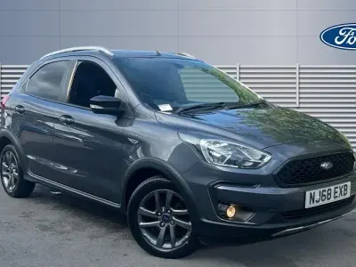 Begagnad Ford Ka Plus Active 86 HK (63 kW) 2018 Grå Halvkombi