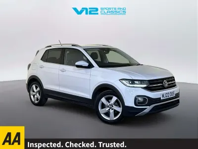 Used VW T-Cross SEL 150 HP (110 kW) 2022 White SUV