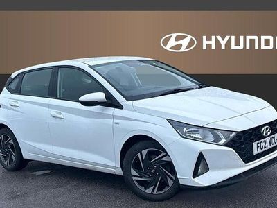White Used 2021 Hyundai i20 SE Hatchback | £9,718 (Fair price)