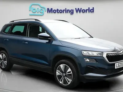 Used Skoda Karoq SE Drive 150 HP (110 kW) 2023 Blue SUV