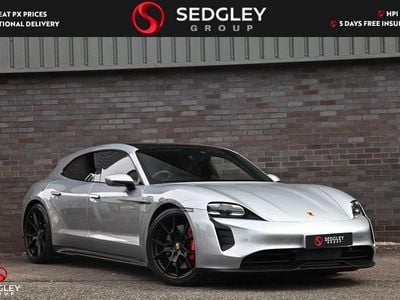 Silver Used 2022 Porsche Taycan Performance Package Sedan | £59,995 (A bit pricey)