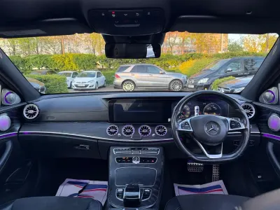 Used Mercedes E220 AMG line 2017 Black Sedan