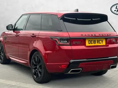 Used Land Rover Range Rover Sport Autobiography Dynamic 404 HP (297 kW) 2018 Red SUV