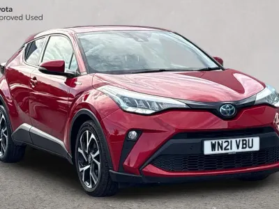 Used Toyota C-HR Design 122 HP (89 kW) 2021 Scarlet flare SUV