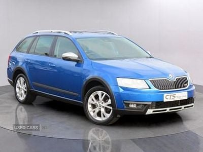 Blue Used 2015 Skoda Octavia Scout 4x4 Estate | £9,875 (A bit pricey)