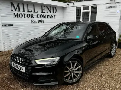 Used Audi A3 Sportback Black Edition 150 HP (110 kW) 2018 Black Hatchback