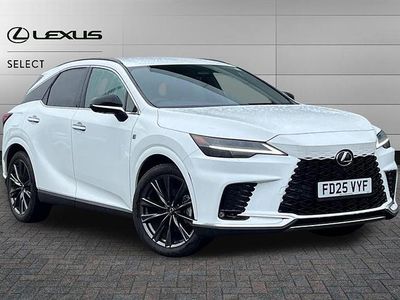 F sport white Used 2025 Lexus RX450h+ Sport Design Packet SUV | £53,999 (Expensive)