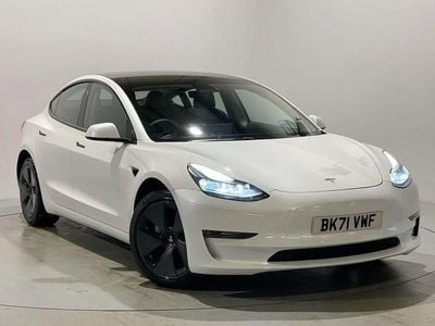 Used Tesla Model 3 Long Range AWD 366 kW (498 HP) 2021 White Sedan