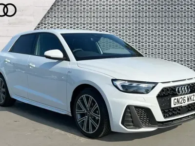 New Audi A1 Sportback S-Line 95 HP (69 kW) 2026 White Hatchback