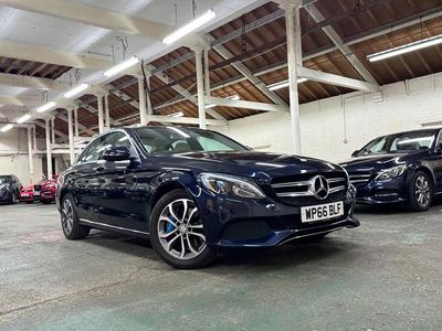 Used Mercedes C350e Premium Plus 2016 Blue Sedan