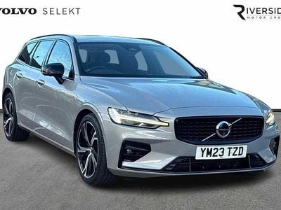 Silver Used 2023 Volvo V60 Plus Estate | £26,496 (Fair price)