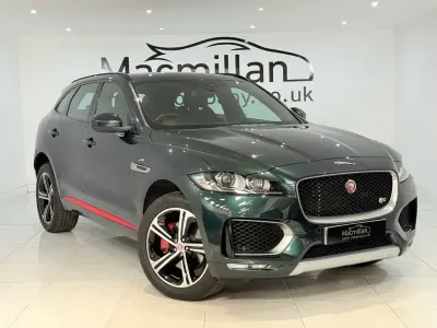Used Jaguar F-Pace S 300 HP (220 kW) 2016 Green SUV