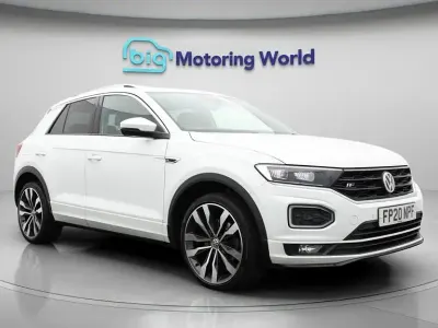 Used VW T-Roc R-line 150 HP (110 kW) 2020 White SUV