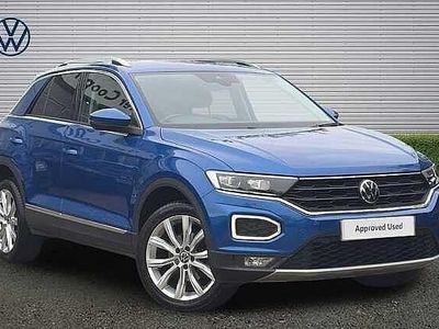 Used VW T-Roc SEL 150 HP (110 kW) 2021 Blue SUV