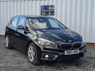 Used BMW 218 Active Tourer Luxury Line 148 HP (108 kW) 2015 Black MPV