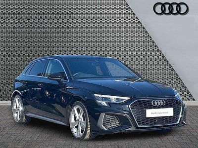 Used Audi A3 S-Line 150 HP (110 kW) 2023 Black Sedan