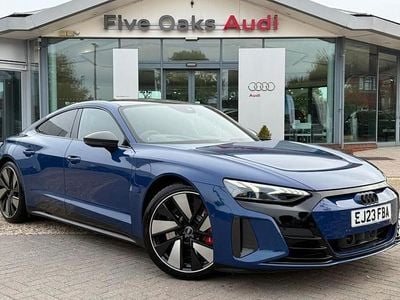 Blue Used 2023 Audi e-tron GT quattro Black Edition Sedan | £57,990 (Fair price)