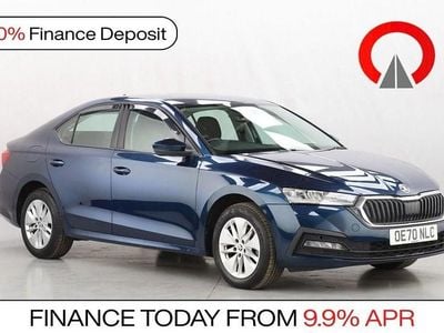 Used Skoda Octavia SE Technology 110 HP (80 kW) 2021 Blue Hatchback
