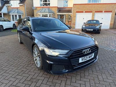 Used Audi A6 Black Edition 204 HP (150 kW) 2021 Blue Estate