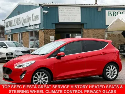 Used Ford Fiesta Titanium X 125 HP (91 kW) 2018 Red Hatchback