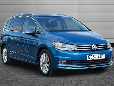 Used VW Touran SEL 150 HP (110 kW) 2018 Caribbean blue MPV
