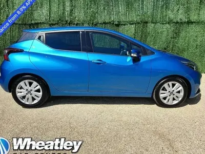 Używany Nissan Micra Acenta 2020 Niebieski Hatchback