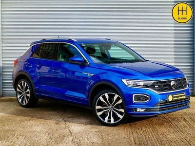 Used VW T-Roc R-line 150 HP (110 kW) 2021 Blue SUV