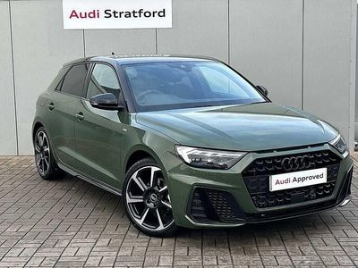 Used Audi A1 Black Edition 113 HP (83 kW) 2025 District green, metallic Hatchback