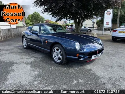 Used TVR Chimaera 285 HP (209 kW) 1999 Blue Cabriolet