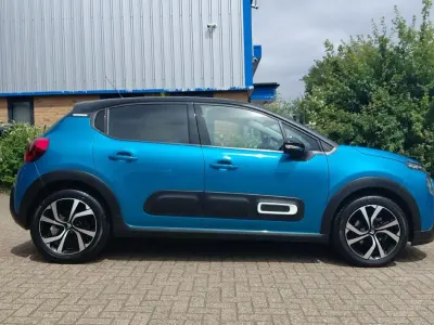 Used Citroën C3 PureTech 110 HP (80 kW) 2023 Blue Hatchback