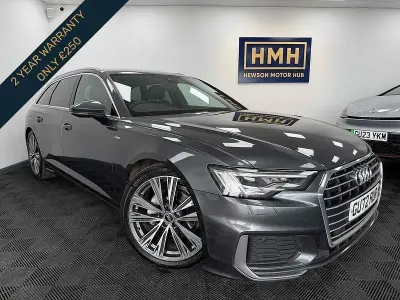 Begagnad Audi A6 S-Line 2022 Grå Kombi