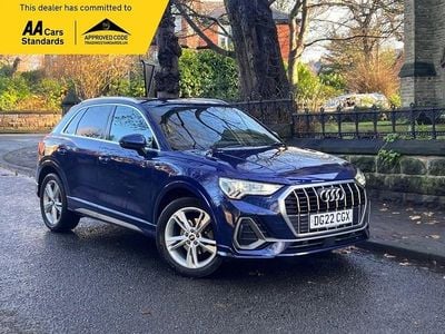 Blue Used 2022 Audi Q3 S-Line SUV | £23,995 (Fair price)