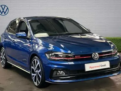 Used VW Polo GTI 200 HP (147 kW) 2020 Reef blue metallic Hatchback