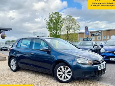 Used VW Golf VII Match 105 HP (77 kW) 2012 Blue Hatchback