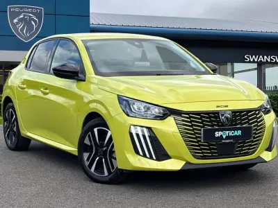 Used Peugeot 208 Allure 99 HP (72 kW) 2025 Yellow Hatchback