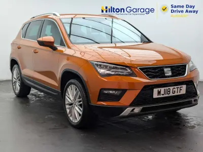 Used Seat Ateca XCELLENCE 150 HP (110 kW) 2018 Orange SUV