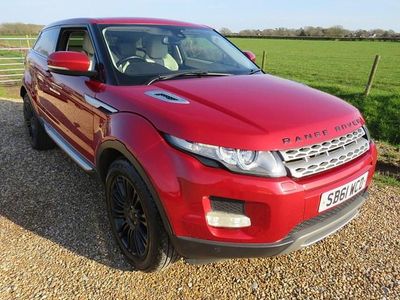 Used Land Rover Range Rover evoque Prestige 150 HP (110 kW) 2012 Red SUV