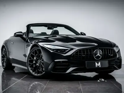 Used Mercedes SL43 AMG Premium Plus 381 HP (280 kW) 2023 Black Cabriolet