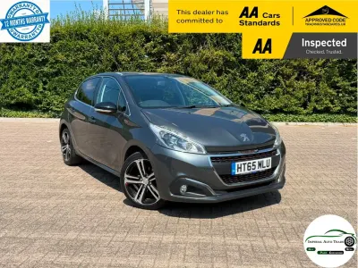 Used Peugeot 208 GT-line 110 HP (80 kW) 2016 Grey Hatchback