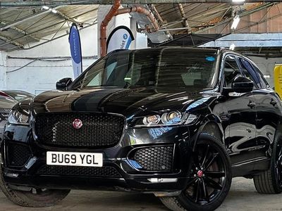 Begagnad Jaguar F-Pace Chequered Flag 180 HK (132 kW) 2019 Svart SUV
