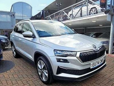 Brilliant silver metallic Used 2024 Skoda Karoq SE L SUV | £24,980 (Good price)