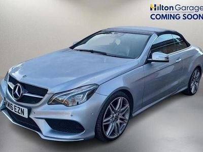 Silver Used 2016 Mercedes E220 AMG line Cabriolet | £12,150 (Good price)