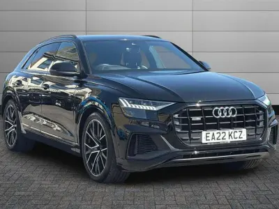 Used Audi Q8 Black Edition 340 HP (250 kW) 2022 Mythos black SUV