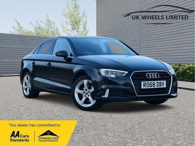 Used Audi A3 Sport 150 HP (110 kW) 2018 Black Sedan