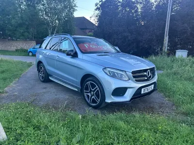 Used Mercedes GLE250 AMG line 204 HP (150 kW) 2016 Silver SUV