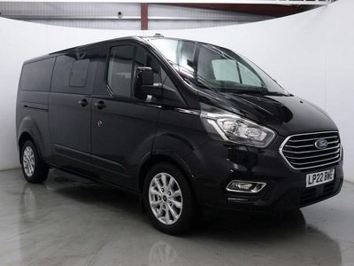Black Used 2022 Ford Tourneo Custom Titanium Van | £26,000