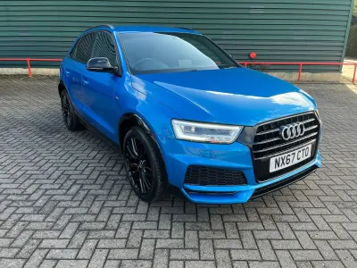 Used Audi Q3 Black Edition 2018 Blue SUV