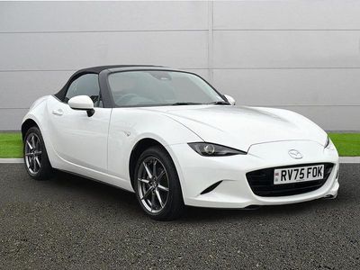 White Used 2025 Mazda MX5 Exclusive-Line Cabriolet | £25,998 (A bit pricey)